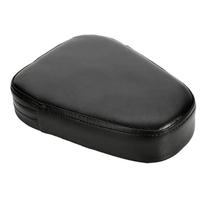 OSAN Universal Motorcycle Synthetic Leather Rear Sissy Bar Backrest Cushion Pad - Black
