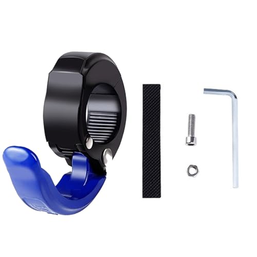 Aluminum Motorcycle Handlebars Hook Luggages Hanger Hook Motorcycle Helmets Hook Bikes Hangings Bag Hook - color: Blue