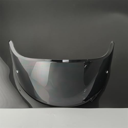 Neotec 2 Helmet Visor Replacement.CNS-3 Motorcycle Helmet Shield UV Protection Compatible with Neotec 2 (Deep Black+Anti Fog Film) - color: Anti Fog Film+deep Black