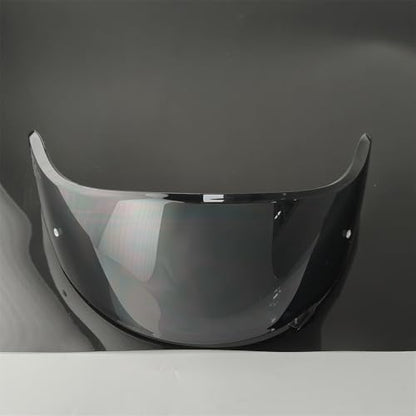 Neotec 2 Helmet Visor Replacement.CNS-3 Motorcycle Helmet Shield UV Protection Compatible with Neotec 2 (Deep Black+Anti Fog Film) - color: Anti Fog Film+deep Black