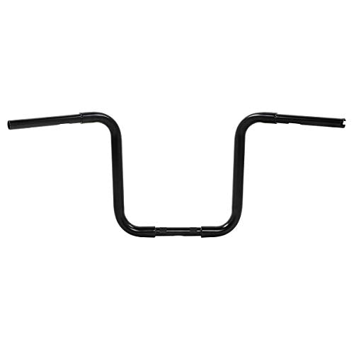 Green-L 1 1/4" Ape Hanger 14" Rise Handlebars Fit for Harley Sportster XL883 XL1200 Softail FLST FXST Custom Motorcycle 1.25" Handle Bar - size: 14" Rise, style: Style B Black