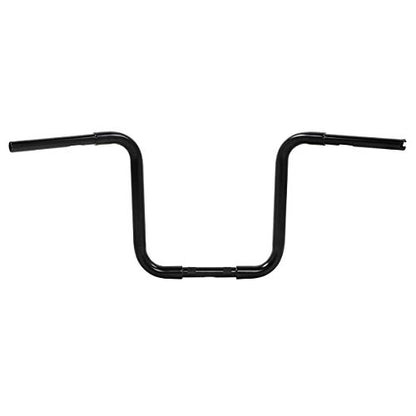 Green-L 1 1/4" Ape Hanger 14" Rise Handlebars Fit for Harley Sportster XL883 XL1200 Softail FLST FXST Custom Motorcycle 1.25" Handle Bar - size: 14" Rise, style: Style B Black