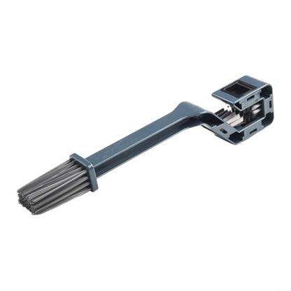 Bicycle Chain Cleaning Brush, Fully Enclosed Chain Scrubber Tool for Road Mountain Bike & Motorcycle Maintenance, ABS Cleaner with Soft Bristles for Deep Cleaning(灰色)