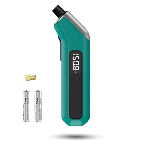 ETENWOLF T300 Plus Tire Pressure Gauge 200 PSI, Digital Tire Gauge with Bright LED Display, Tire Gauges for Tire Pressure with Presta Valve Adaptor (Dark Cyan) - color: dark cyan