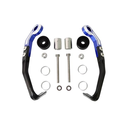 Motorcycle Brake Lever Guard Protection Brake Clutch Lever Protector Handlebar Handguard Kit for Yamaha for YZF-R1/For R1M R3 R6 R7 R9,Easy to Install - color: Blue-A