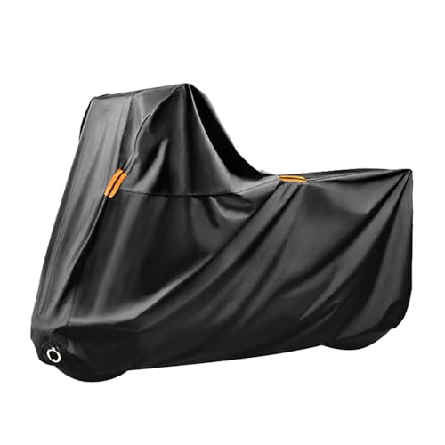 Motorcycle Cover for Harley Davidson Heritage Softail 1987-2017, Durable Outdoor Motorbike Cover Weatherproof Storage Cover, All Weather Protection Cover with Reflective Strips,A - color: A