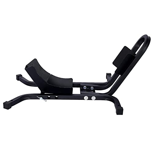 Montary Motorcycle Front Tire Chock, 1200 Lb Heavy Duty Wheel Stand, Black Motorbike Front Chock for 17"-21" Wheels, High-Grade Steel Trailer Stand - size: 1200 Lb