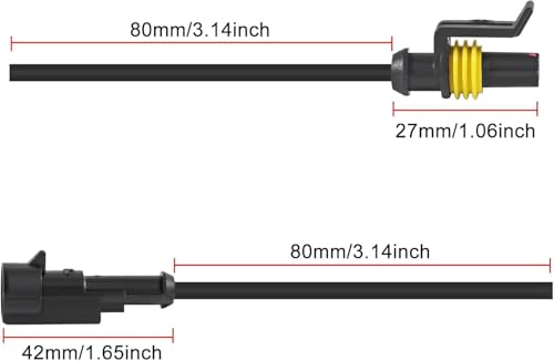 10 Kits 1 Pin Connector Waterproof,16 AWG 1 Way Automotive Electrical Wire Connector for Car, Truck, Boat, and Other Wire Connections - color: 10Pair 1PIN