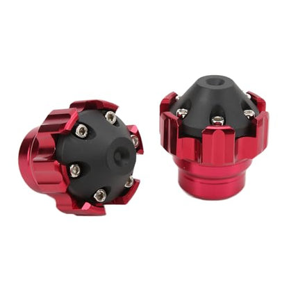 KIMISS 2pcs Wheel Fork Frame Sliders for Motorcycle, CNC Aluminum Alloy Crash Protection, Universal Fit Axle Protector, Fork & Wheel Guard