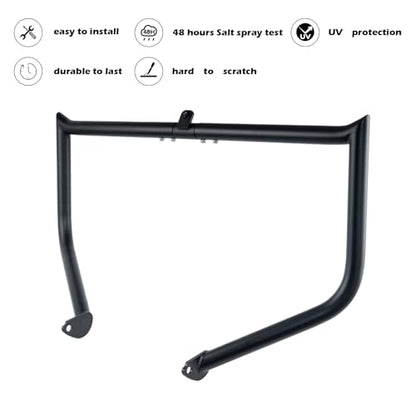 Kinglemc Crash Bar Engine Guard Highway Bar for Harley Davidson Touring Road King Street Glide Electra Glide CVO and Trike Models 97-08 (Black-Update) - color: Black-D