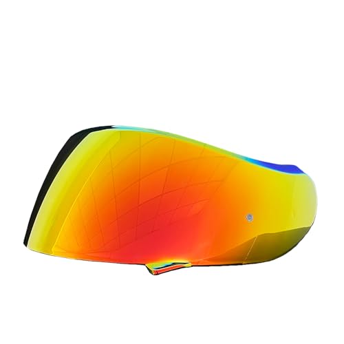 Neotec 2 Helmet Visor Replacement for,CNS-3 UV Protection Helmet Face Shield Compatible with SHOEI Neotec 2(Revo Deep Red) - color: Revo Deep Red- Day Use