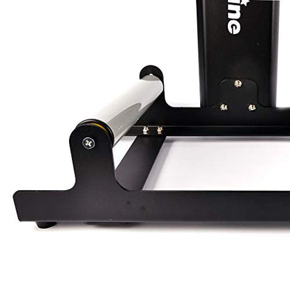 Maxshine XL Universal Wheel & Rim Detailing Rolling Stand (Black) | 360° Rotating Tire Stand for Car Detailing, Wheel Wash, Ceramic Coating & Tire Shine | Heavy-Duty Rim Detailing Roller Stand - size: X-Large (Black)