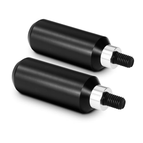 Motorcycle No Cut Frame Sliders, 4’’ Upper Shock Mount Frame Sliders Anti Crash Protector Falling Protection Compatible with Harley XL Models XL883 XL1200 XR1200 XR1200X 2004-2022 / Smooth - color: HFS0002, size: 4 inches-Smooth