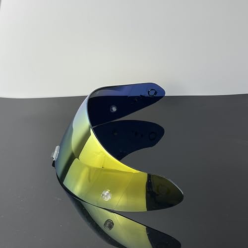 R1 Air Helmet Visor Replacement,Tinted Motorcycle Helmet Face shield Windshield lens for R1,R1 Air,R1 EVO,T520,ST1400,391 (Revo Deep Gold) - color: Revo Deep Gold