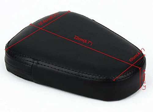 Universal Motorcycle Passenger Sissy Bar Backrest Cusion Pad for Harley Chopper Sportster Dyna Softail Chopper Bobber (#02) - color: #02