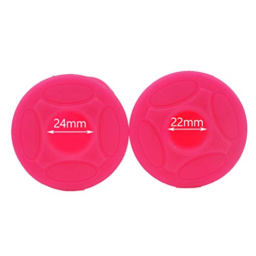 HIAORS Soft Rubber Handle Grips Compatible with Chinese Pit Dirt Motor Trail Bike Motorcycle 50cc 70cc 90cc 110cc 125cc 150cc CRF50 XR50 SSR YCF IMR Atomik Thumpstar BSE Apollo Kayo Stomp Parts Pink - color: Pink