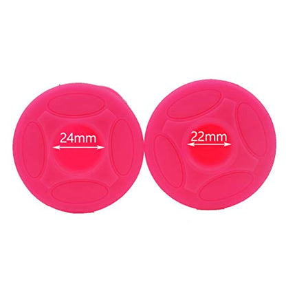 HIAORS Soft Rubber Handle Grips Compatible with Chinese Pit Dirt Motor Trail Bike Motorcycle 50cc 70cc 90cc 110cc 125cc 150cc CRF50 XR50 SSR YCF IMR Atomik Thumpstar BSE Apollo Kayo Stomp Parts Pink - color: Pink