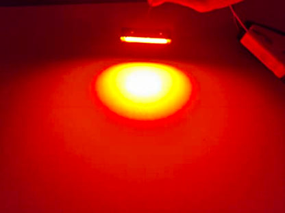 1Pcs 15 Red Leds Led License Plate Light,Motorcycle Brake Light,Tail Light,Side Marker Light,Signal Warning Running Light for Motorcycle Scooter Bike ATV Car RV SUV - size: 15led/Red