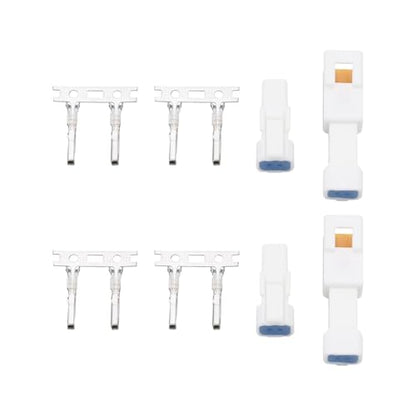 10 Sets 2 Pin JST Connector Socket Plug Male Female Mini Waterproof Housing 02T/02R-JWPF for Automobile Wiring Harness Plug