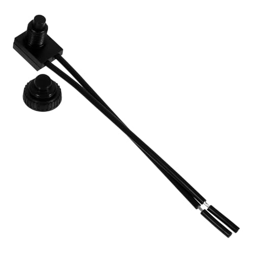 Zerodeko Waterproof Motorcycle Push Button Switch Wire Universal Handlebar Control for Engine and Brake Light Sturdy Electrical Switch for Motorcycles and Scooters