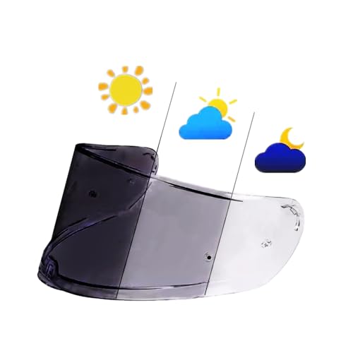 Sedici Strada 3 Visor,UV Protection Motorcycle Helmet Face Shield Visor Replacement Compatible with Sedici Strada 2 Strada 3 FT2 VECTOR FF801 FF397(Photochromic Clear/Light Black) - color: Photochromic Clear/Light Black