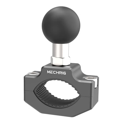 Aluminum Alloy Handlebar Clamp Mount, Long U-Bolt Base with 1 inch Ball Head Compatible with RAM Mount Double Socket Arm & Motorcycle Ebike Phone Holder,Fit for 0.83" to 1.26" Diameter,78015 - size: Large