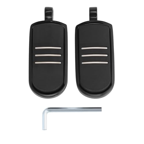 TCMT 32mm 1 1/4" Highway Engine Guard Bar Highway Footpegs Mount Kit Fits For Harley Touring Road Electra Street Glide Road King Dyna Sportster - color: Black, size: Streamliner Footpegs