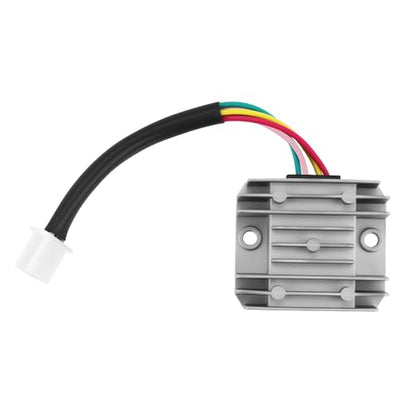 PRO BAT GY6 Full Electrics Wiring Harness W/O Waterproof Cap CDI Coil Solenoid GY6 125cc 150cc 200cc 250cc Chinese Elecric Start ATV Quad Bike Buggy Go Kart Scooter Moped Kandi - style: w/o Cap 150cc Wiring Harness（Orange Ignition Coil+Grey Rectifier）