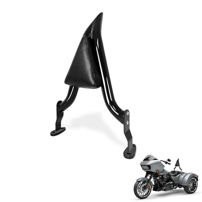 16" Black Road Glide 3 & Freewheeler Sissybar Pad Motorcycle Passenger Backrest Sissy Bar for Harley Davidson FLRT FLTRT 2015-2024 - color: Black