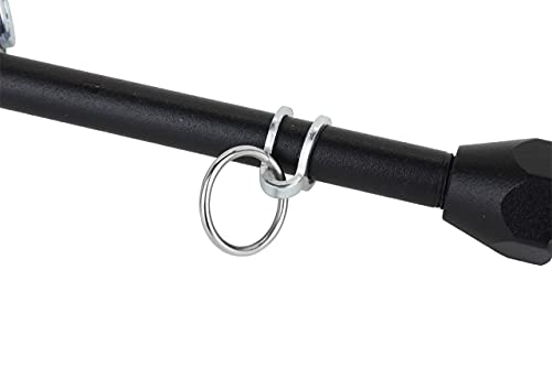 Milton 976BKL Dual Head Angled Chuck Tire Pressure Service Gauge, Non-Slip Grip Matte Black Poly Finish -13” 1-160 PSI For Large Vehicle Tires