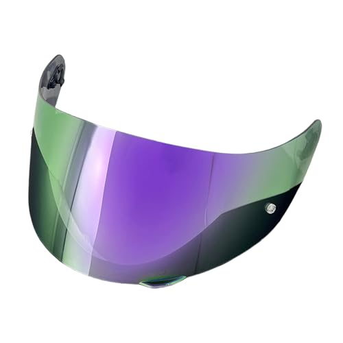 902 Helmet Visor Replacement,Motorcycle Helmet Face Shield for ILM 902,902L,902BT (Revo Deep Purple-Day Use Only) - color: Revo Deep Purple-day Use Only