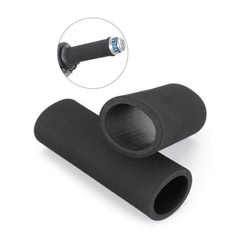 Universal Motorcycle Handlebar Sleeve Grip Foam Anti Slip Vibration Hand Grips Gloves Levers Cover Motorcycle Accessories Handlebars Grips - color: 4 pairs