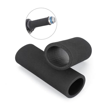 Universal Motorcycle Handlebar Sleeve Grip Foam Anti Slip Vibration Hand Grips Gloves Levers Cover Motorcycle Accessories Handlebars Grips - color: 2 pairs