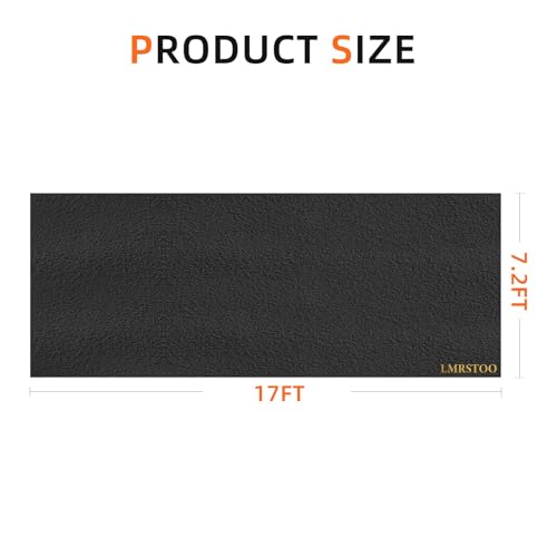 17 x 7.4 Ft Extra Large Garage Floor Mat, Premium Oil Leaks Absorbent Oil Spill Mat, Waterproof Backing Garage Mat, Reusable, Washable, Protects Floor, Durable Upgraded (TPR Non-Slip) - size: 7.4*17FT TPR