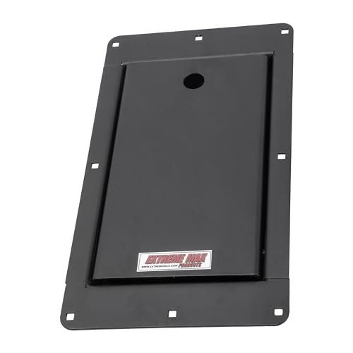 Extreme Max 5001.6501 Flip-Up Recessed Flush-Mount Motorcycle Wheel Chock for Enclosed Trailers - 16"