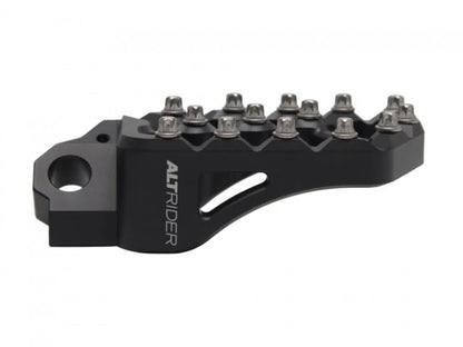 AltRider Adventure X Foot Pegs Compatible With BMW R 1200/1250 / 1300 GS/GSA - Heavy Duty Design - Boot Friendly, High Traction Cleats for Stability & Grip - Adjustable Camber & Height - Black - color: Black, size: Adventure X (56mm x 95mm)