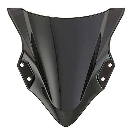 Windshield Windscreen Double Bubble for Kawasaki Ninja 400 EX400 2018 2019 2020 2021 2022 2023 Ninja 250 Motorcycle Front Wind Deflectors Ninja400 18 19 20 21 22 23