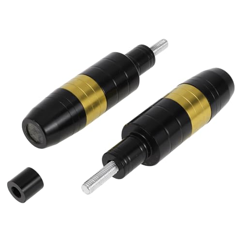 Motoforti 8mm M8 Motorcycle Slider Frame CNC Aluminum Alloy Anti Crash Protector Guard for Honda for Yamaha for Suzuki for BMW for Kawasaki for Ninja Gold Tone 2 Pcs - color: Gold Tone