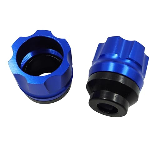 Slider Cup Crash Protector Roller Aluminium Alloy Anti Crash Protector Accessories Quick Installation Accessories - color: Blue