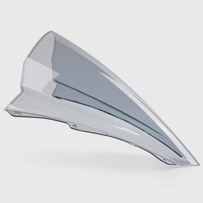 Motorcycle Windscreen Windshield Motorcycle Front Fairing Flyscreen Wind Deflector Windshield Spoiler Compatible with Kawasaki Ninja ZX-4R/4RR 2023 2024 Ninja ZX-25R 2021-2024 (Grey Smoke) - color: Grey Smoke