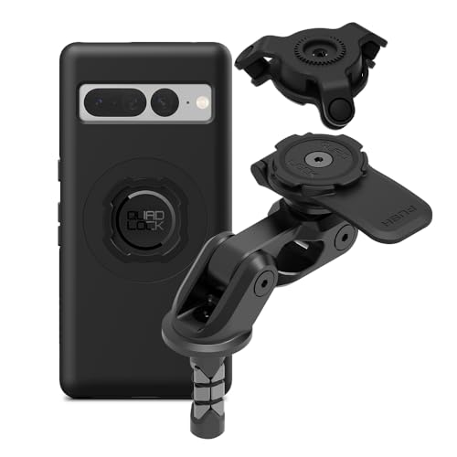 Quad Lock Motorcycle Fork Stem Mount PRO Kit with Vibration Dampener and MAG Phone Case for Pixel 7 Pro - size: Pixel 7 Pro
