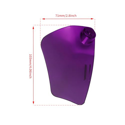 Motorcycle PC ST Headlight Fairing Air Deflector Side Wing Windshield Kit Fit for Harley Softail Low Rider ST 2022-up Purple - color: Purple
