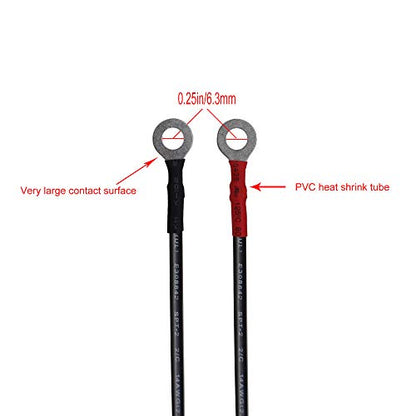 3FT 14AWG Ring Terminal to SAE Harness Quick Connect/Disconnect Assembly, 20A Fuse