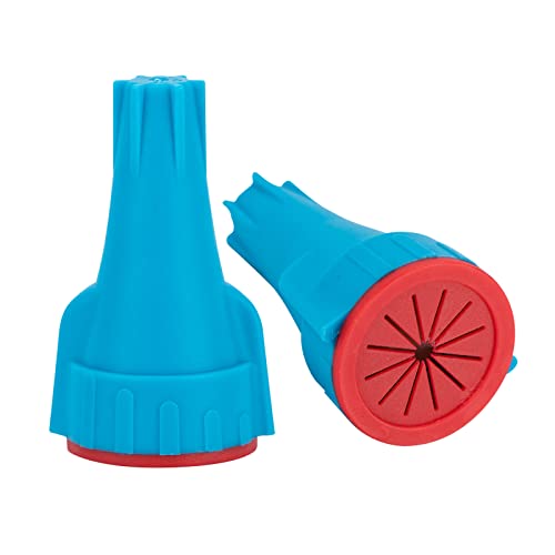 Dicio Waterproof Landscape Wire Connectors for 20-10 AWG 10 PCs UL Listed, Wire Connectors Nuts Best for Outdoor Landscape Lighting - color: Blue Red_10