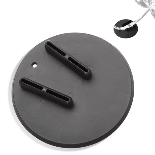 FOVPLUE Jiffy Stand Coaster, Kickstand Pad for Harley all motorcycles w/side stand,for Touring FL Sportster XL/XR FX/FXR/FXD/FLD/Dyna Softail FLST/FXST Pan America VRSC LiveWire,Black