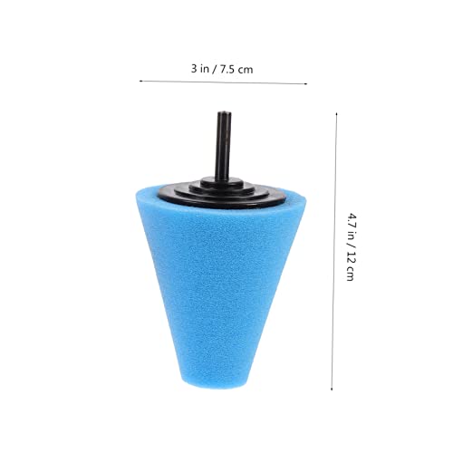 Healifty 9pcs Car Wheel Buffing Cone Sponge Pads for Polishing and Versatile Detailing Tool for Automotive Motorcycle and Boat Care Compatible Electric Drills and Mold Grinders