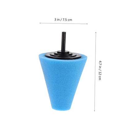 Healifty 9pcs Car Wheel Buffing Cone Sponge Pads for Polishing and Versatile Detailing Tool for Automotive Motorcycle and Boat Care Compatible Electric Drills and Mold Grinders