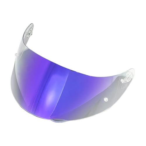 902 Helmet Visor Replacement,Motorcycle Helmet Face Shield for ILM 902,902L,902BT (Revo Clear Purple-Day&Night Use) - color: Revo Clear Purple-day&night Use