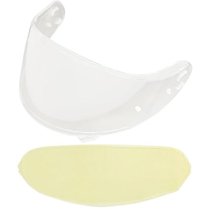 Neotec 2 Helmet Visor Replacement.CNS-3 Motorcycle Helmet Shield UV Protection Compatible with Neotec 2 (Clear+Anti Fog Film) - color: Anti Fog Film+clear