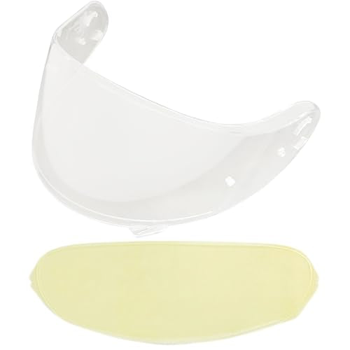 Neotec 2 Helmet Visor Replacement.CNS-3 Motorcycle Helmet Shield UV Protection Compatible with Neotec 2 (Clear+Anti Fog Film) - color: Anti Fog Film+clear
